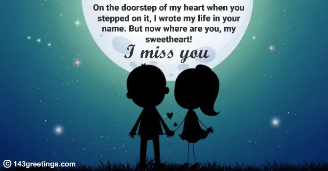 I Miss You Message for Ex-Girlfriend